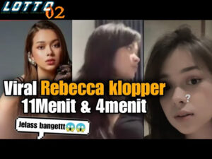 Video Hot Mirip Rebecca Klopper Viral Lagi 