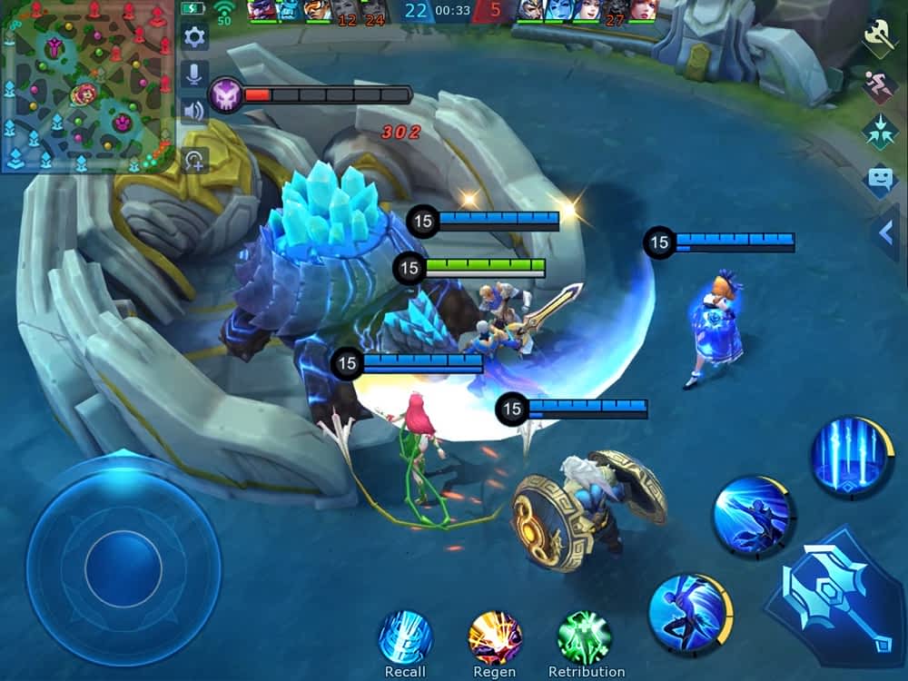 Mini map Mobile Legends