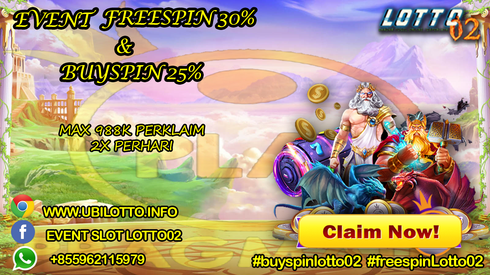 Event Freespin & Buyspin Lotto02