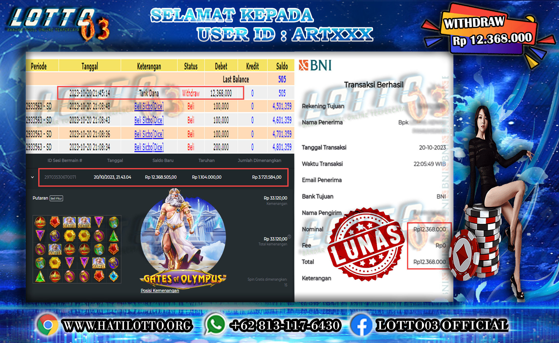 Lotto03 Bandar Slot gacor