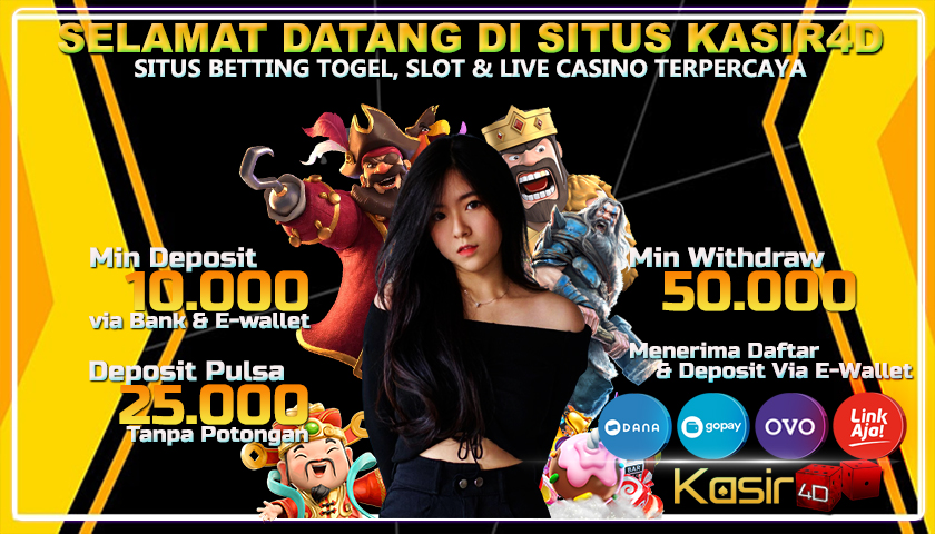 Kasir4D Bandar Togel dan Casino Online terpercaya